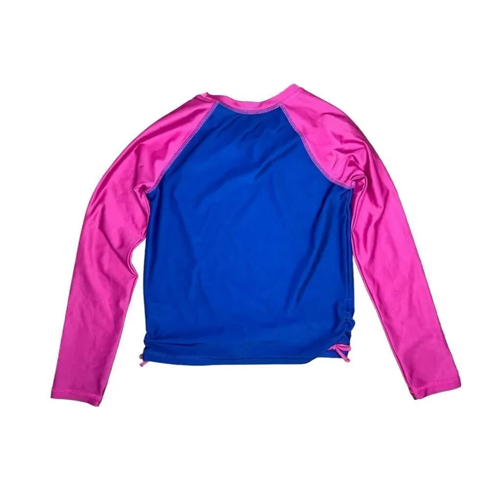 L.O.L. Surprise! 2 Piece Long Sleeve Rash Guard & Brief Bottom Swim Set Girls 10